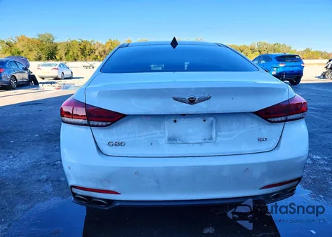 2017 Genesis G80 Ultimate from USA, damaged, VIN KMHGN4JF0HU213959